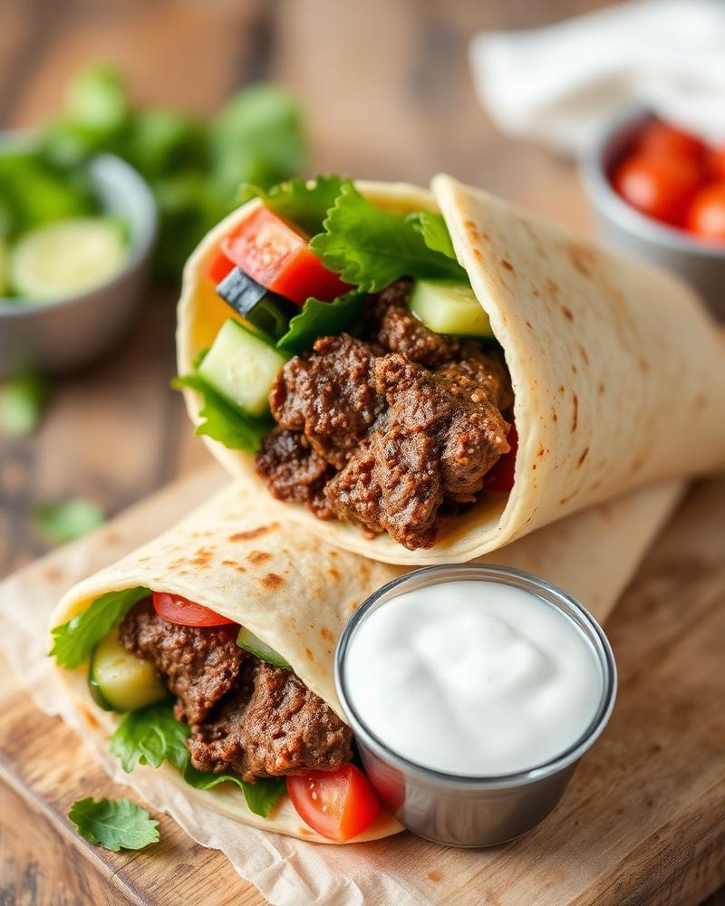 Lamb Kebab Wrap